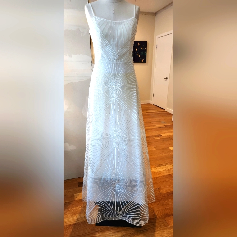 White prom dress